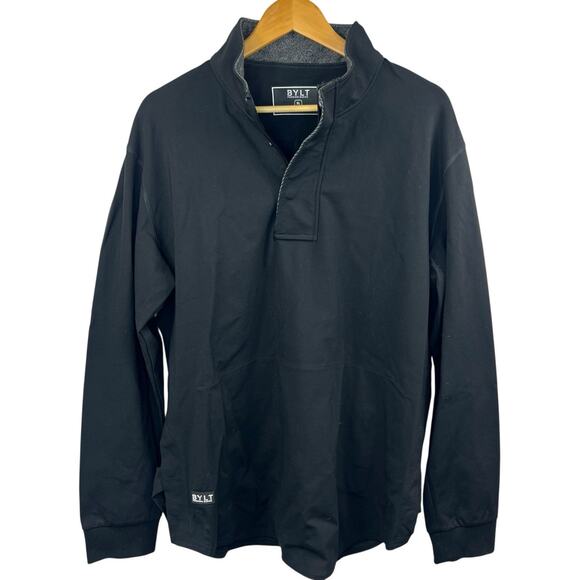 BYLT Black Elite Fairway Pullover Jacket Size XL Performance Golf